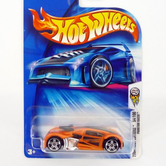Hot Wheels Phantom Racer #094 First Editions 94/100 Orange Die-Cast Car 2004 - Picture 1 of 1
